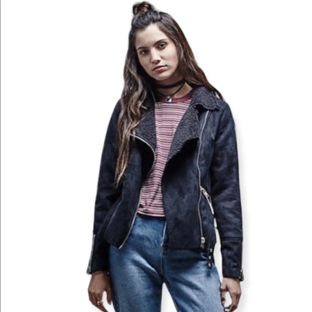 Gypsy Warrior Suede Moto Jacket